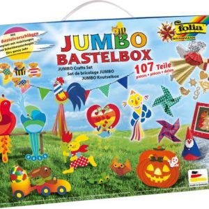 JUMBO Bastelkoffer 107 teilig