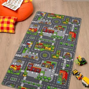 Spielteppich City 100x165cm