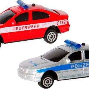 Einsatzfahrezuge mit Licht & Sound, 7cm, 1 Stück