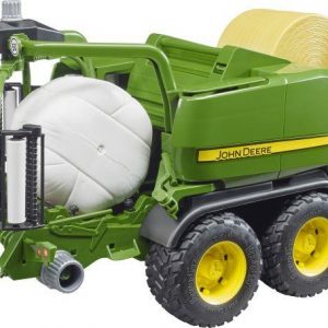 John Deere Rundballen-Presswickelkombi.