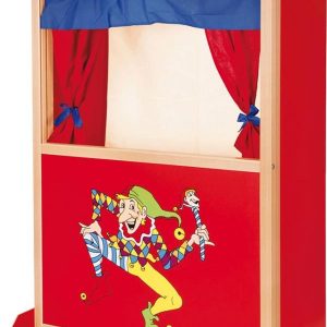 Kasperletheater Holz ca. 78x41x120cm