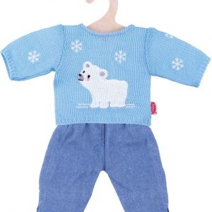 Pu-Pullover m. Jeans, Gr. 35-45cm