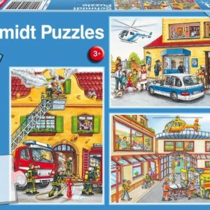 Feuerwehr und Polizei, 3x24 Teile