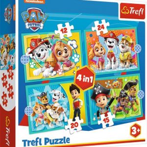PAW 4in1 Puzzle 12/15/20/24 Teile