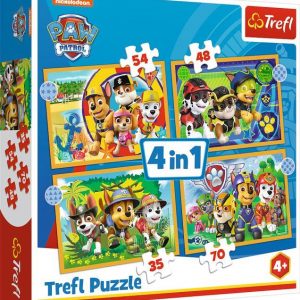 PAW 4in1 Puzzle 35/48/54/70 Teile