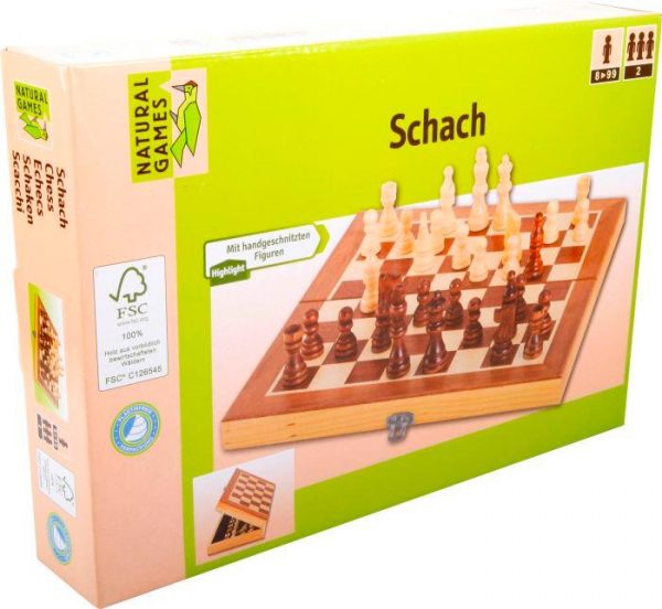 NG Schachkassette dunkel 29x29cm
