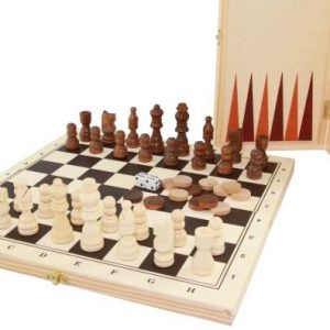 Engelhart Schach, Dame+Backg.kassette