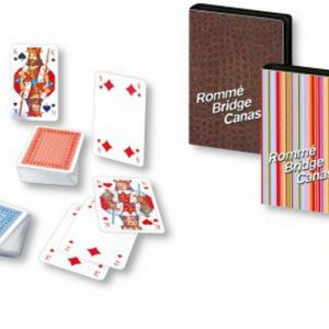 Rommé, Canasta, Bridge Designs sort.