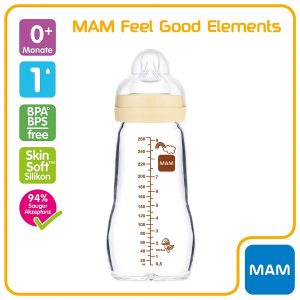 MAM Babyflasche Feel Good Elements 'Hase / Fuchs'