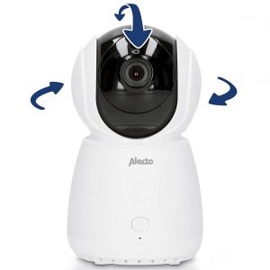 ALECTO Babyphone Zusatzkamera zu Artikel 629187 Babyeinheit – Kamera, Adapter, Bedienungsanleitung