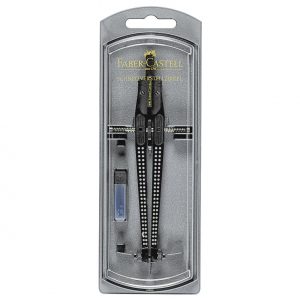 Faber Castell Schnellverst.Zirkel Grip schw.