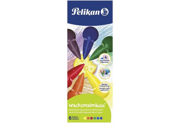 PELIKAN Wachsmalmäuse 501/6 6 in FS 6er Pack