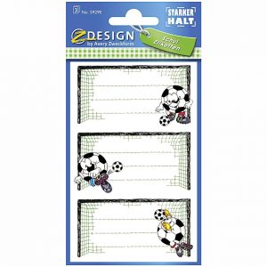 AVERY ZWECKFORM Buchetiketten Fußballtor 59290