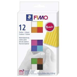 STAEDTLER Fimo soft Basic  sort. 12St 12er Karton