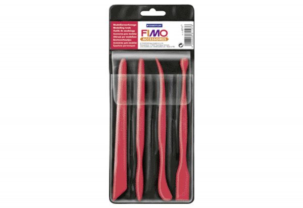 STAEDTLER Fimo Werkzeug-Set Glätt+Form 4-teilig