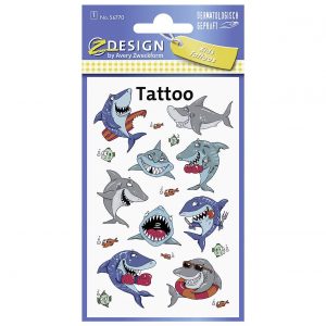 AVERY ZWECKFORM KID Tattoos 56770 Haie 1 Bogen 1 Bogen
