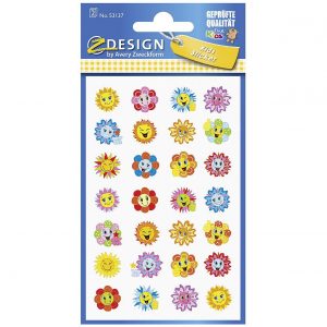 AVERY ZWECKFORM Kinder Sticker 'Blumen' 53137