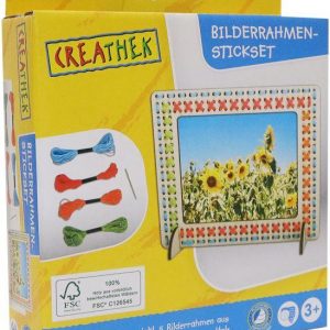 CR Holz Bilderrahmen Stickset, 21 Teile